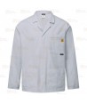 Chaqueta ESD antiestática unisex color blanco