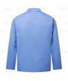 Chaqueta ESD antiestática unisex color azul celeste