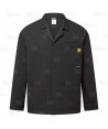 Chaqueta ESD antiestática unisex color azul negro