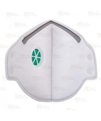 Mascarilla dolomita plegable y con válvula tipo FFP3 NR D