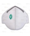 Mascarilla dolomita plegable y con válvula tipo FFP3 NR D