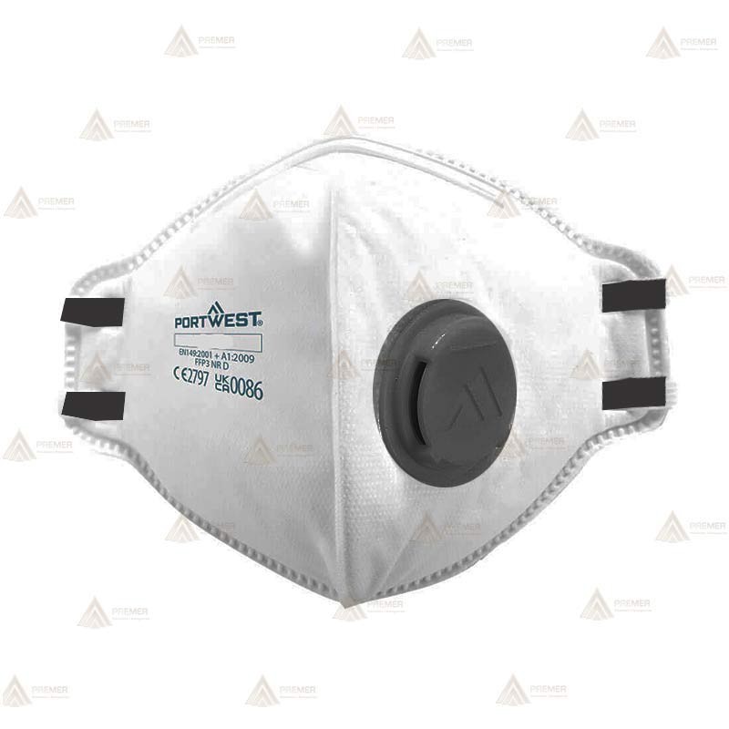Mascarilla dolomita plegable y con válvula tipo FFP2 NR D