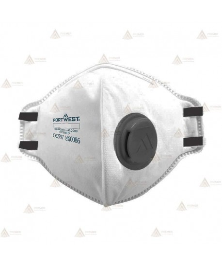 Mascarilla dolomita plegable y con válvula tipo FFP2 NR D