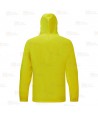 Chubasquero impermeable para entornos extremos de lluvia y humedad color amarillo alta visibilidad