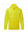 Chubasquero impermeable para entornos extremos de lluvia y humedad color amarillo alta visibilidad