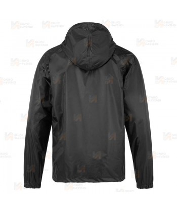 Chubasquero impermeable para entornos extremos de lluvia y humedad color negro