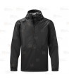 Chubasquero impermeable para entornos extremos de lluvia y humedad color negro