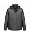 Parka acolchada e impermeable de trabajo WX2 con materiales ecológicos color gris
