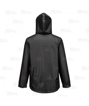 Chubasquero WX2 Eco Rain de trabajo con materiales ecológicos color negro