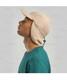 Gorra con parasol de cuello y protección de rayos UPF50+ color kaki