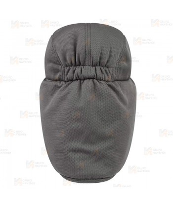 Gorra de visera acolchada con faldón para la nuca