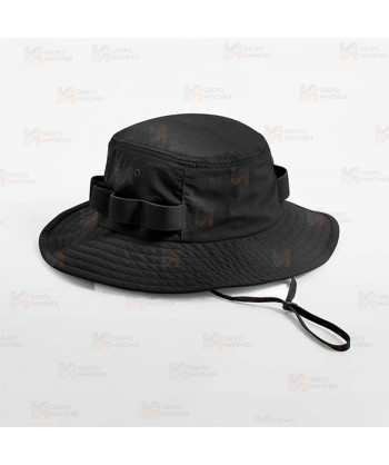 Gorro tipo safari con protección de rayos UPF50+ color negro
