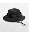 Gorro tipo safari con protección de rayos UPF50+ color negro