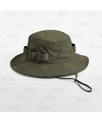 Gorro tipo safari con protección de rayos UPF50+ color verde militar