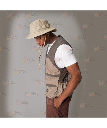 Gorro tipo safari con protección de rayos UPF50+ color beige