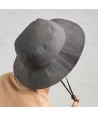 Gorro tipo safari impermeable  color gris oscuro