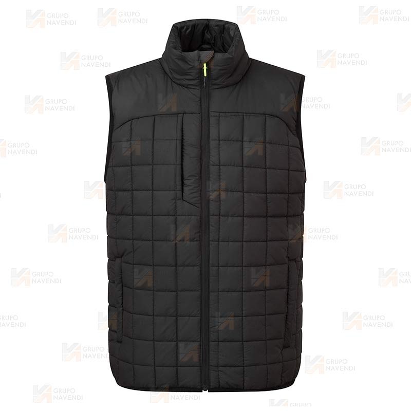 Chaleco tipo plumas, gruesa, con forro Insulatex color negro