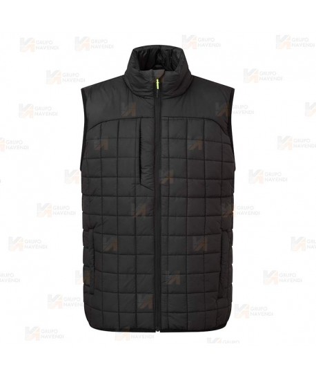 Chaleco tipo plumas, gruesa, con forro Insulatex color negro