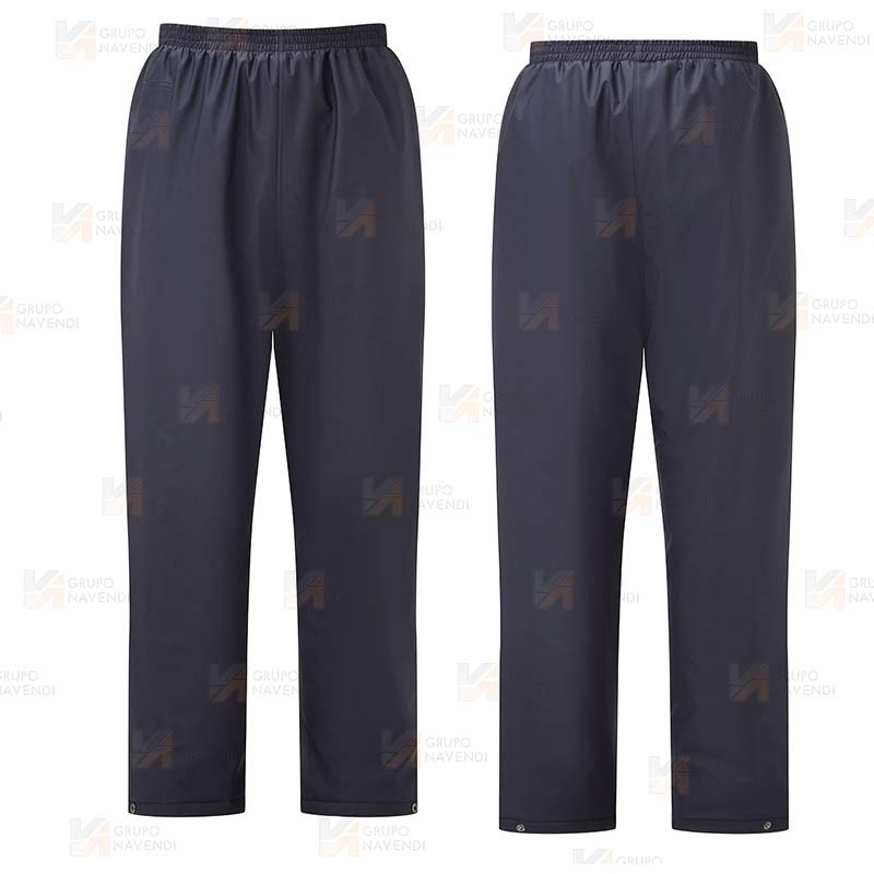 Pantalón especial para lluvia y entornos húmedos color azul marino