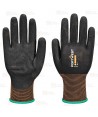 Guante GP de nitrilo liso/arenoso color negro,  Grip 18