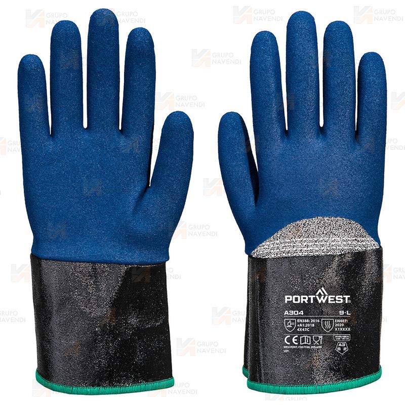 Guante de espuma de nitrilo con puño extensible Grip C13