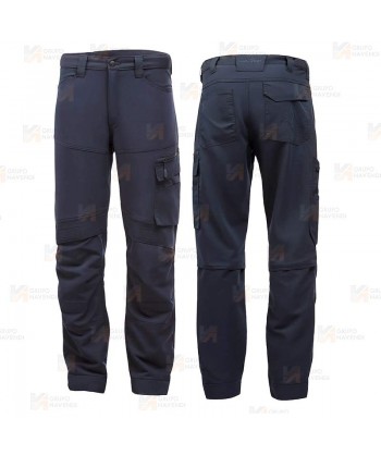 Pantalón DX4 elástico multibolsillos con refuerzos color azul marino