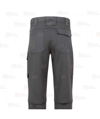 Pantalón DX4 elástico multibolsillos con refuerzos color negro