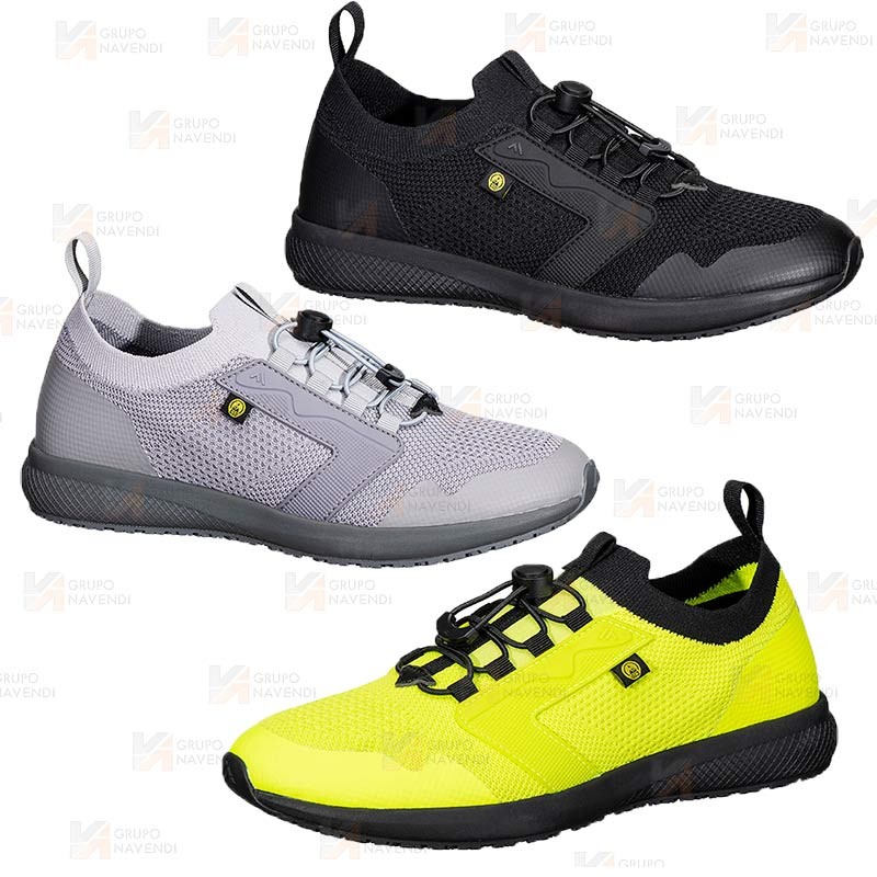 Zapatilla deportiva ocupacional y antiestático