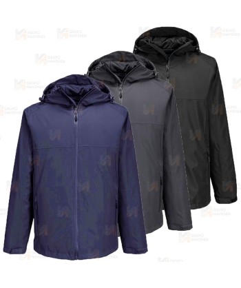 Chubasquero profesional con membrana impermeable y transpirable