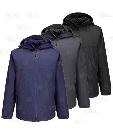 Chubasquero profesional con membrana impermeable y transpirable