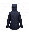 Chubasquero profesional con membrana impermeable y transpirable para mujer color azul marino