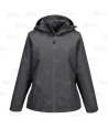Chubasquero profesional con membrana impermeable y transpirable para mujer color gris