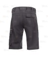 Bermudas elásticos multibolsillos con refuerzos color negro
