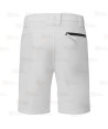 Bermudas de trabajo WX2 elásticos color blanco