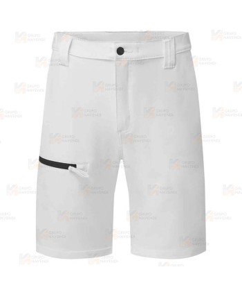 Bermudas de trabajo WX2 elásticos color blanco