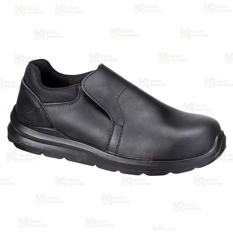 Mocasín no metálico antideslizantes S3S SR FO color negro