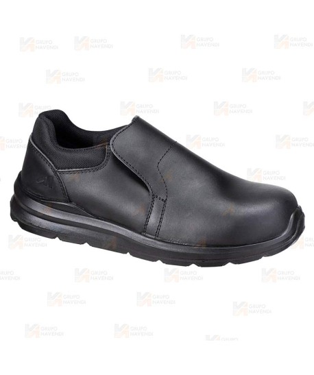 Mocasín no metálico antideslizantes S3S SR FO color negro