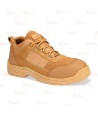 Zapatos de seguridad con puntera y plantilla no metálicos color beige