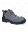 Zapatos de seguridad con puntera y plantilla no metálicos color gris