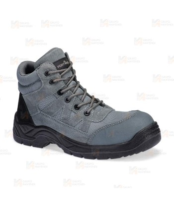 Botas de seguridad con puntera y plantilla no metálicas S1PL color gris