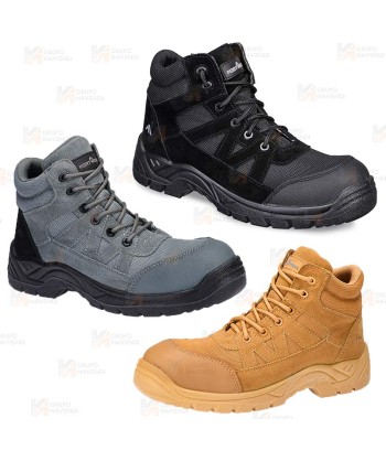 Botas de seguridad con puntera y plantilla no metálicas S1PL