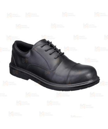 Zapatos de seguridad con puntera y plantilla de acero S3 SR FO color negro