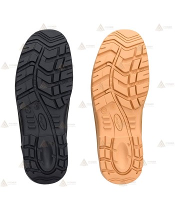 Bota de media caña no metálica con cremallera S3S HRO FO SC HI CI AN LG SR color negro