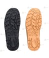 Bota de media caña no metálica con cremallera S3S HRO FO SC HI CI AN LG SR color negro