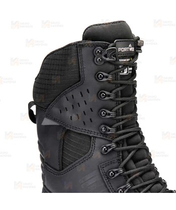 Botas táctica de piel y cordura con cremallera S7L ESD HRO LG FO SC CI SR