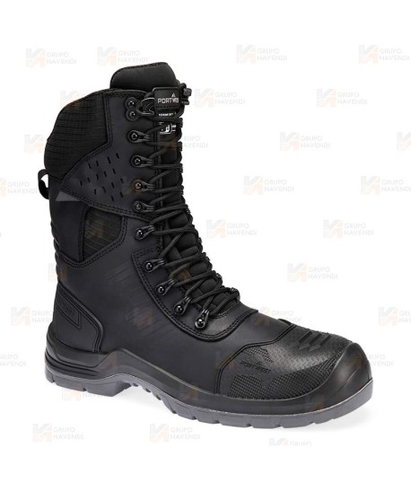 Botas táctica de piel y cordura con cremallera S7L ESD HRO LG FO SC CI SR