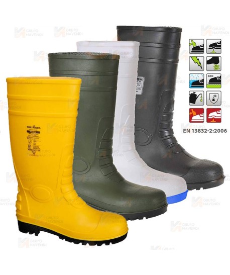 Bota de agua de seguridad alimentaria de Pvc/Nitrilo  S5 SRC