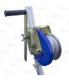 Poste Davit para trabajos confinados con torno y retráctil
