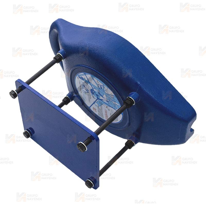 Pletina de fijación del retráctil KOAL R15 a poste DAVIT