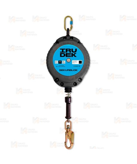 Retráctil cable de acero inox. de 20 m. para trabajos verticales